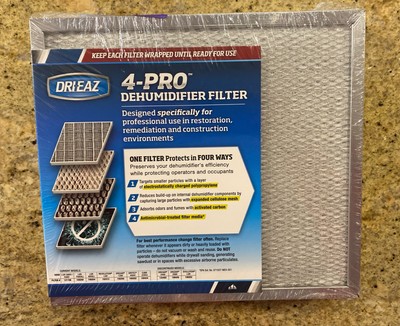 Dri-Eaz174; 4-PRO Dehumidifier Filter F583 for LGR Revolution 3 Pack