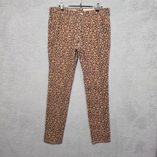 Pilcro and the Letterpress Anthropologie Womens Corduroy Pants Brown Serif Sz 30