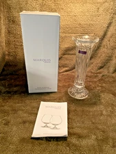 NIB/NWT Marquis By Waterford Bougeoir Dual Purpose Crystal Candlestick/Vase