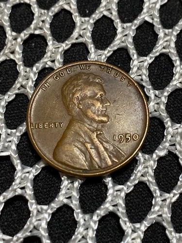 In Good Condition 1950 No Mint Mark Penny And L On The Rim
