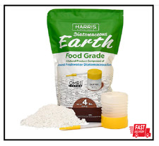 Diatomaceous Earth Food Grade, 4Lb with Powder Duster Included in the Bag