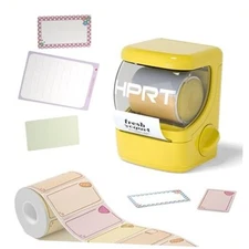  NEW1 Label Maker - Bluetooth Label Make Machine with 1 Roll Tape Yellow