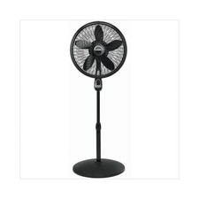 Ventilador de piso Lasko 1843 457 mm control remoto oscilante de 3 velocidades negro