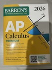 Barron's AP Calculus Premium 2026 Test Prep Study Guide Paperback Book — photo 1