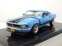 Ford Mustang Boss 302 1970 Blau Modellauto 1:43 Ixo Models
