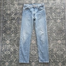 Vintage Levis Jeans Mens 31x30 Fits 30x29 Orange Tab 505 Straight Made in USA