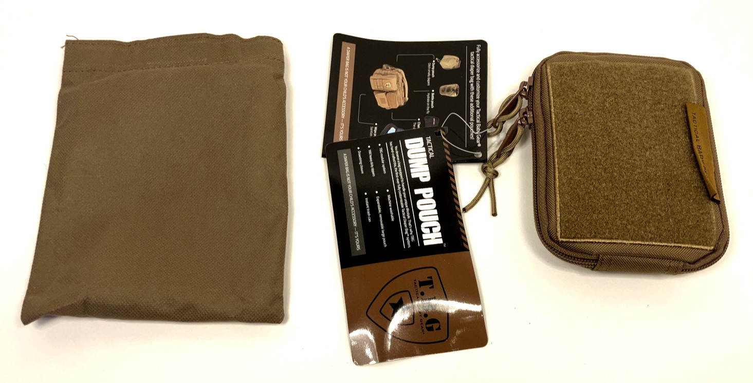 Tactical Baby Gear LOT Carrier, Mat, Bags + Mod Panels, Coyote Brown Camo-BNWT