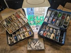 Vintage Kenner Star Wars Figure Lot (66 Figures/Droids, Accessories, 2 Cases)