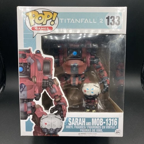 New! Funko Pop! Games Titanfall 2 Sarah and Mob-1316 #133 Vinyl Figures Figure