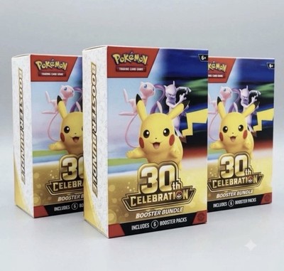 Preorder  1 x Pokemon 30th Anniversary - Booster Bundle (6 Packs) 