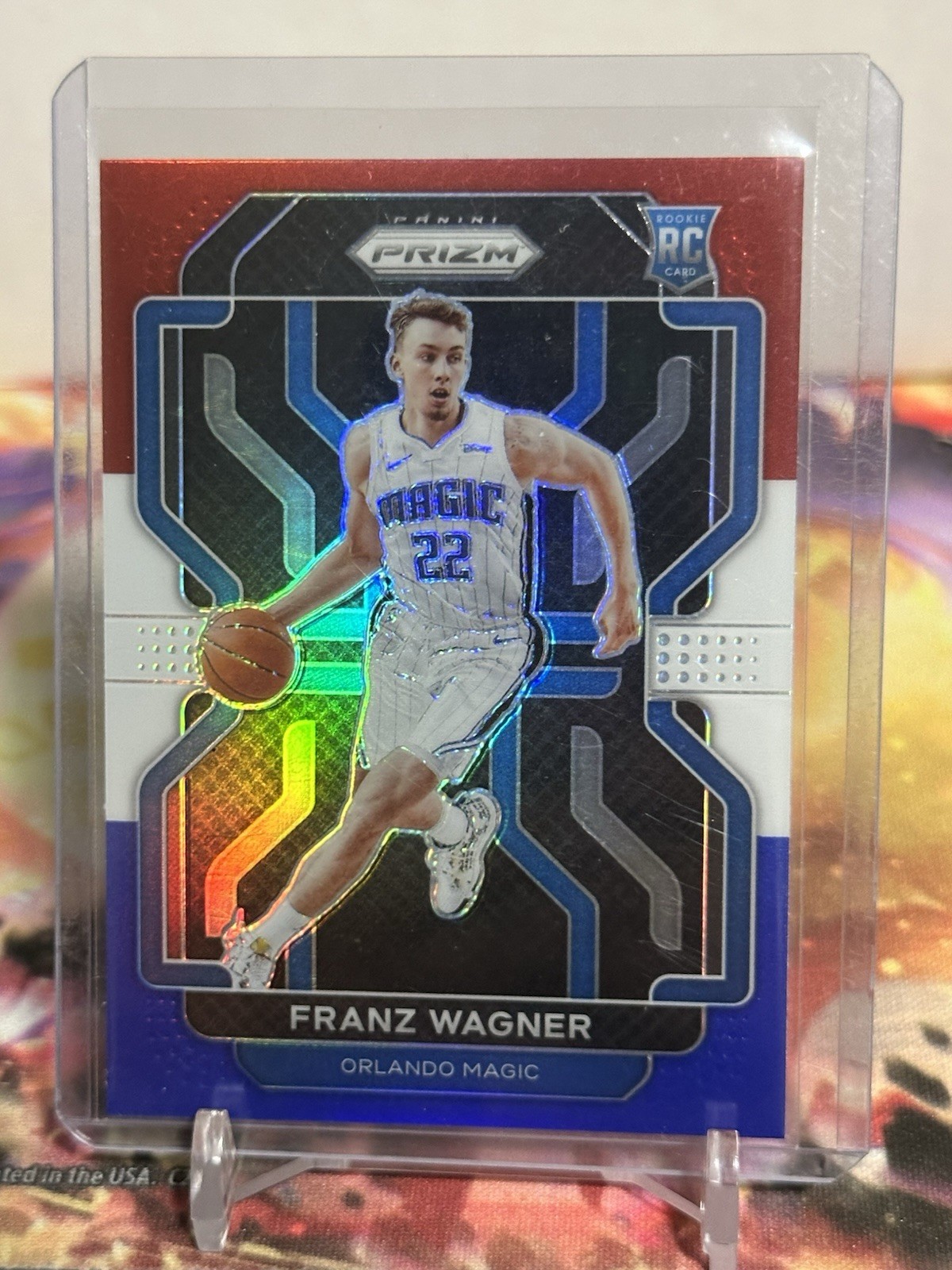 Franz Wagner 2021-22 Panini Prizm Red White Blue RC Orlando Magic #310