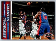 2012-13 Panini Threads Basketball Talented Twosomes Greg Monroe Knight #14