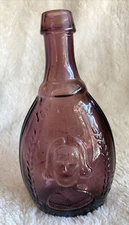Vtg Wheaton Glass Bottle Mini Purple Jenny Lind Swedish Nightingale Magnesium 