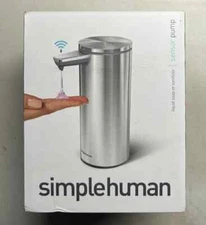 Simplehuman 9oz. Touch-Free Rechargeable Soap Pump Dispenser