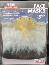 Unibody Soft Stretch Face Masks (American Eagle) One Size Fits Most Made In USA