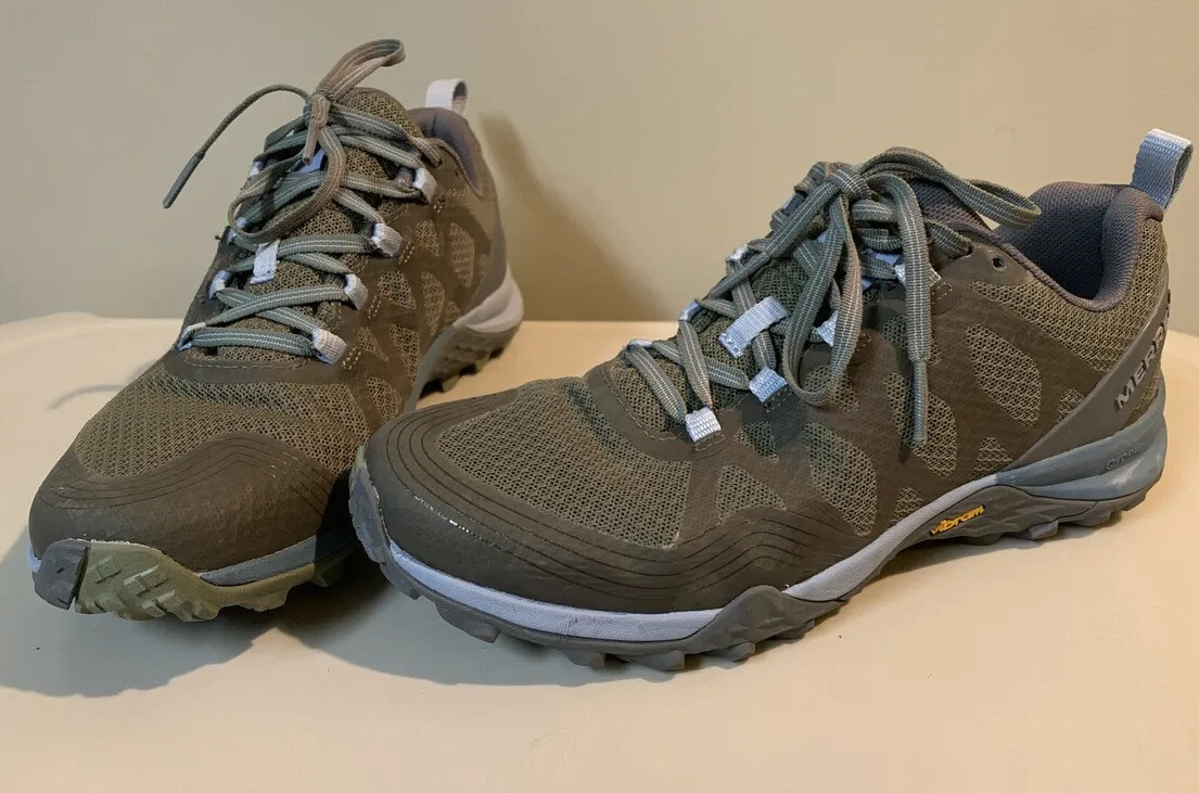 SCARPE DA CORSA TRAIL MERRELL SIREN 3 VENT J65512 DONNA 6 5 VIBRAM VERDE LICHENE