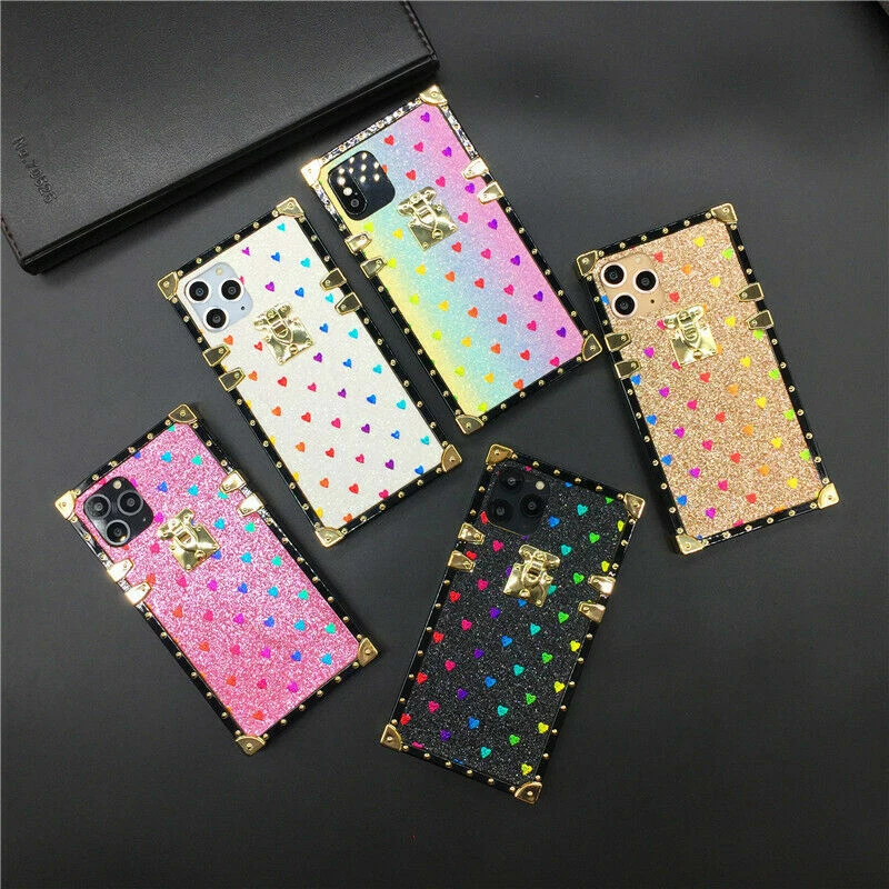 Love Glitter Cover Case For Huawei Mate 60 Nova 13 P60 Honor 90 70 60 50 200 300 - Image 2 of 4