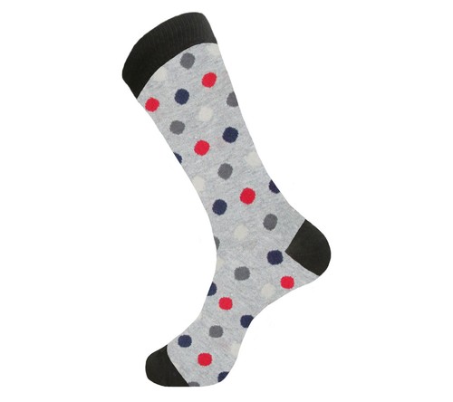 3-6-12 Pk Men's Dress Socks First Quality Striped Polka Dots COTTON Socks 10-13 - Picture 9 of 19