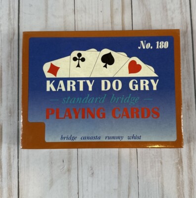 Karty Do Gry No.180 (Polish Historical Monarchs)Bridge Playing Cards, NIP/Sealed