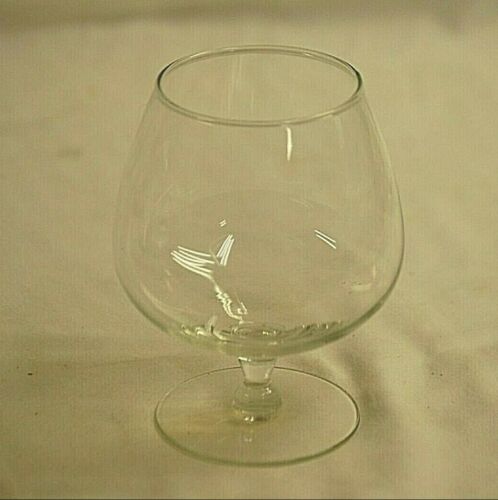 Clear Glass Brandy Cognac Snifter Bar Ware Barware 5-1/2" Tall a - Foto 1 di 3