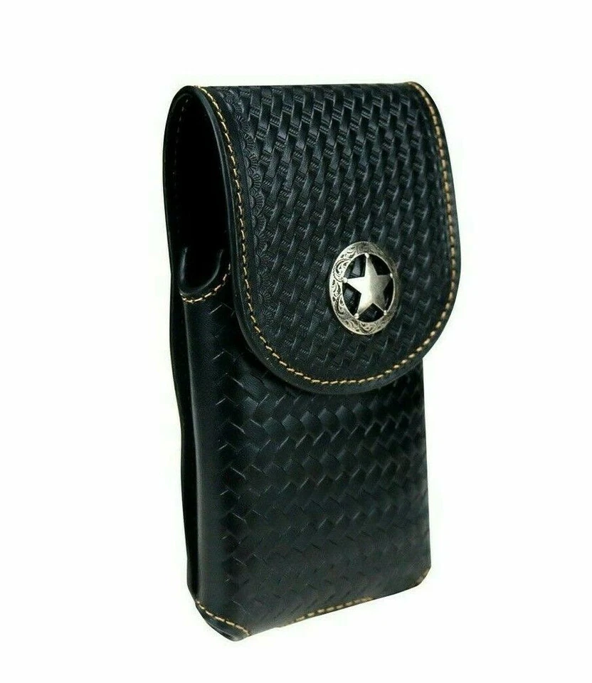 7" EXTRA LARGE WESTERN POUCH BELT LOOP HOLSTER CELL PHONE CASE UNIVERSAL#EH12701 - Image 3 of 4