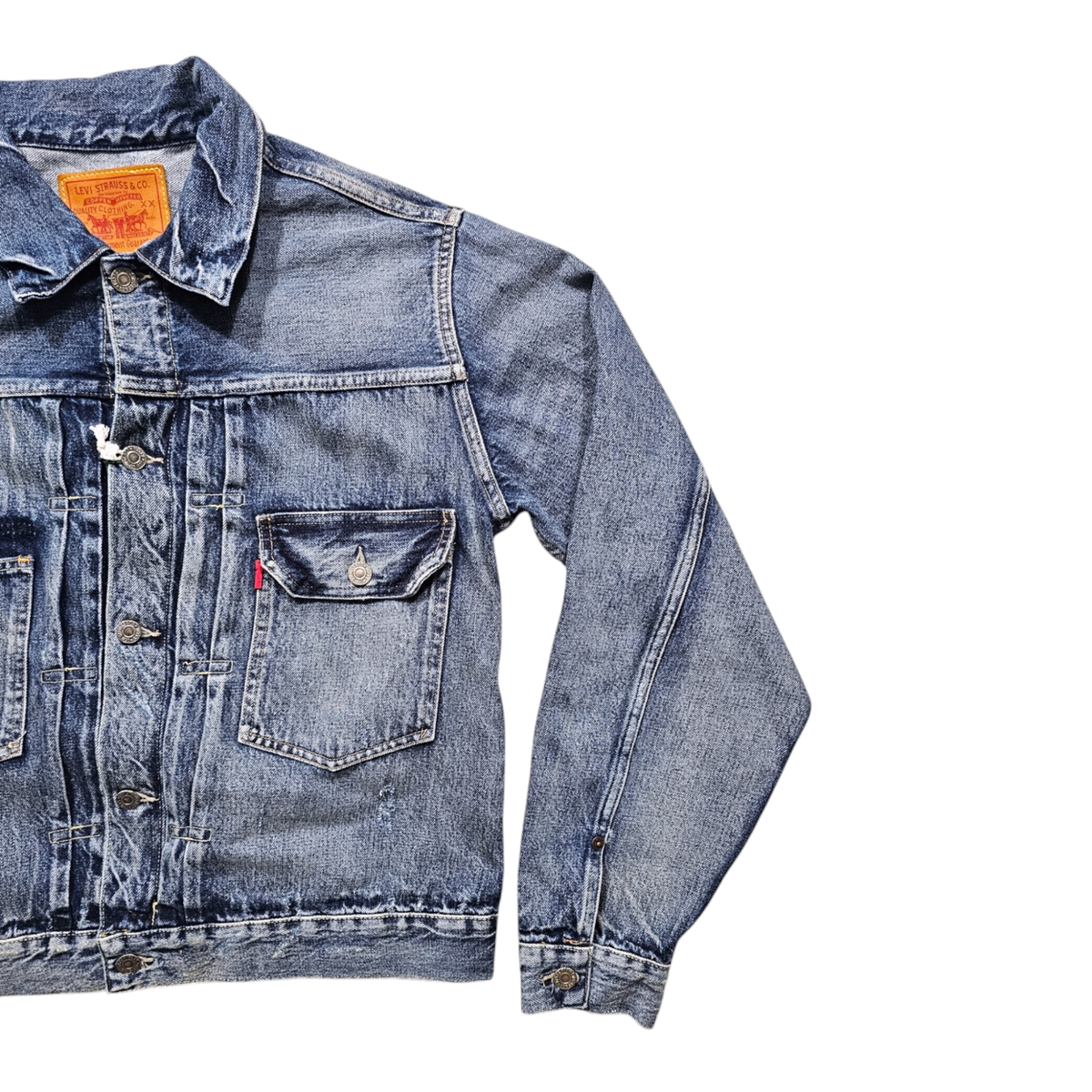 New LVC Levi's Vintage Clothing Type II Trucker Jacket 507XX Big E