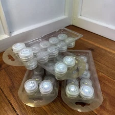 WHITE SUPER Bright Dual LED Submersible Wedding Feather Floral Tea Vase Light 48