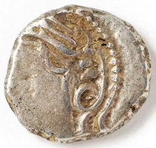 Kelten Münze Silber Quinar Gallien Belgien Lingones 80 - 50 v. Chr. ss - vzgl.