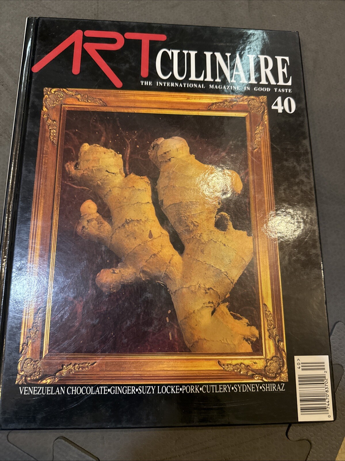Art Culinaire No 40 Intl Magazine Cookbook Gourmet Vtg Spring 96