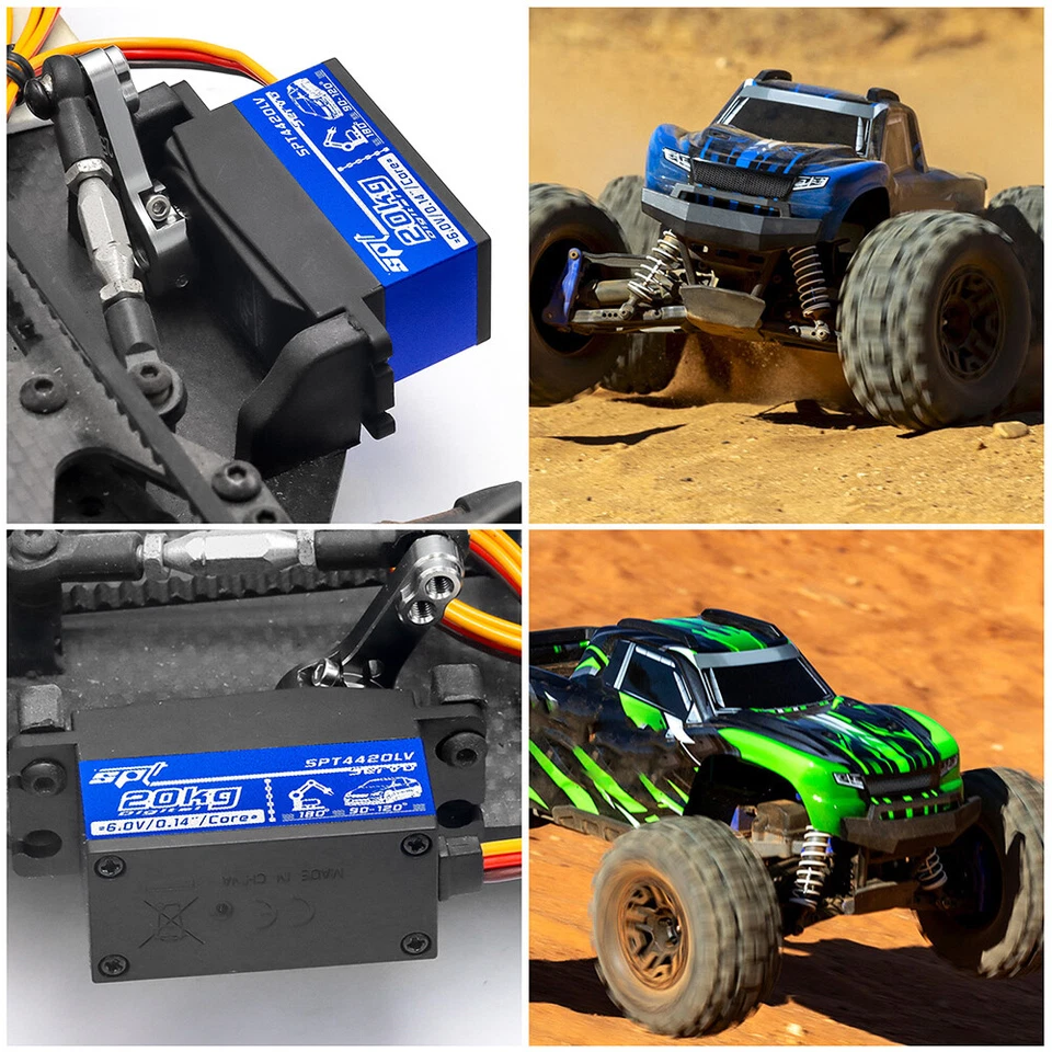 20kg Low Profile High Torque Servo Full Metal Gear Digital Servo for 1/10 RC Car - Bild 4 von 4