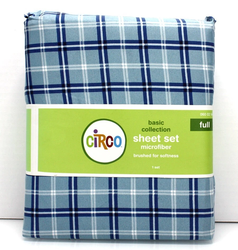 3 Pieces - Circo PLAID Sheet Set - BLUE PLAID - FULL 🌟NEW🌟 - Image 3 of 3