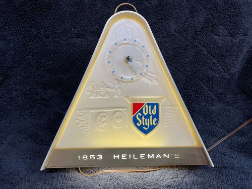 Heilemans Old Style lighted beer sign. Vintage 1960 | eBay