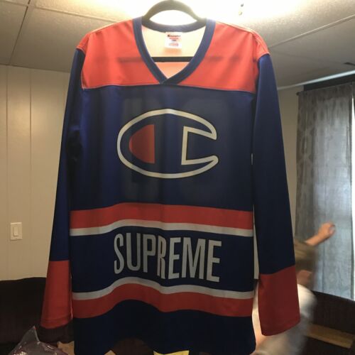 Supreme × WTAPS シュプリーム × ダブルタップス Mitchell & Ness Hockey Jersey ホッケージャージ  ゲームジャージ ブラック