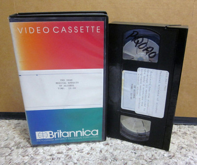 MEDICAL EFFECTS OF ALCOHOL long-term documentary VHS teen education abuse 1984