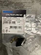 Shimano Dura Ace Left Name Plate B & Screw NEW