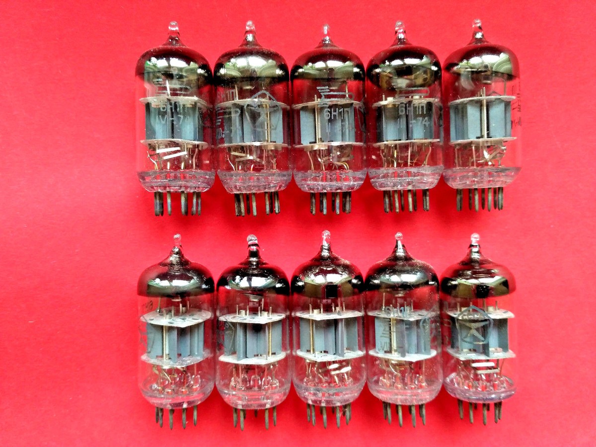 Tube électronique 6AS6W NOS (Neuf Old Stock) Siemens - Lot De 1 Pièce - Pour Ampli Ou Radio