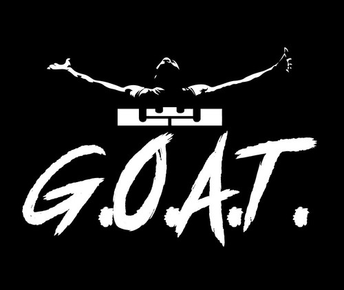 Lebron James GOAT shirt LBJ King G.O.A 