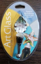 Art Glass Wine Bottle Stoppers Fits most bottles, Hand-Crafted, NEW, LSArts,inc.