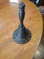 Vintage cast iron bell soup's on W9