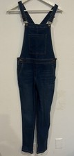 Crewcuts girls cuffed skinny jean overalls Size 14NWT