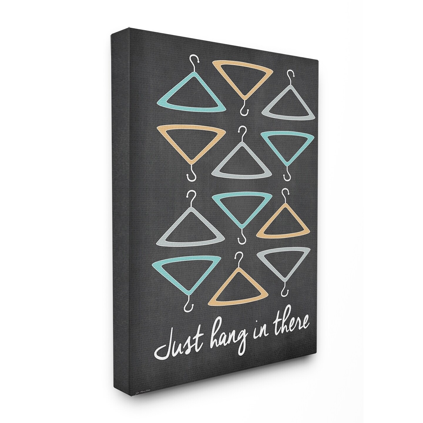 Stupell Just Hang In There Vintage Illustration Stretched