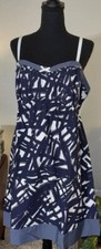 Simply Vera By Vera Wang Lingerie Navy Blue 100 Cotton XL Pajama Nightgown New