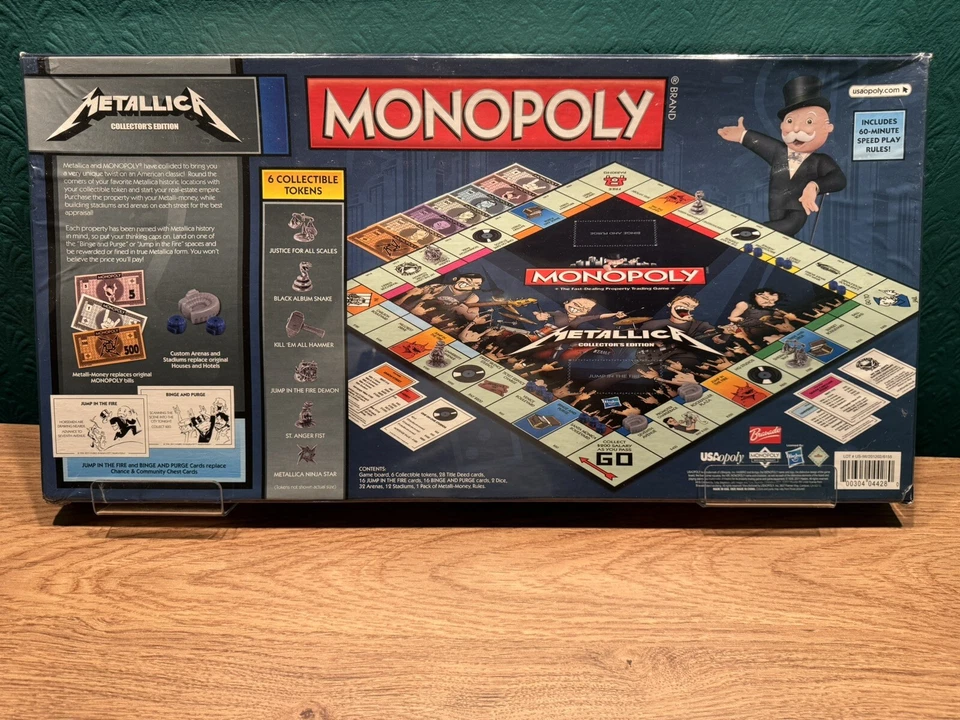 Metallica Monopoly ORIGINAL Hasbro 2011 Collector's Edition BNIB - Image 2 of 4
