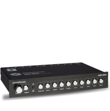 PowerBass XEQ-9XO 9 Band Active Equalizer Pre-Amp w/Subwoofer Control 1/2 Din