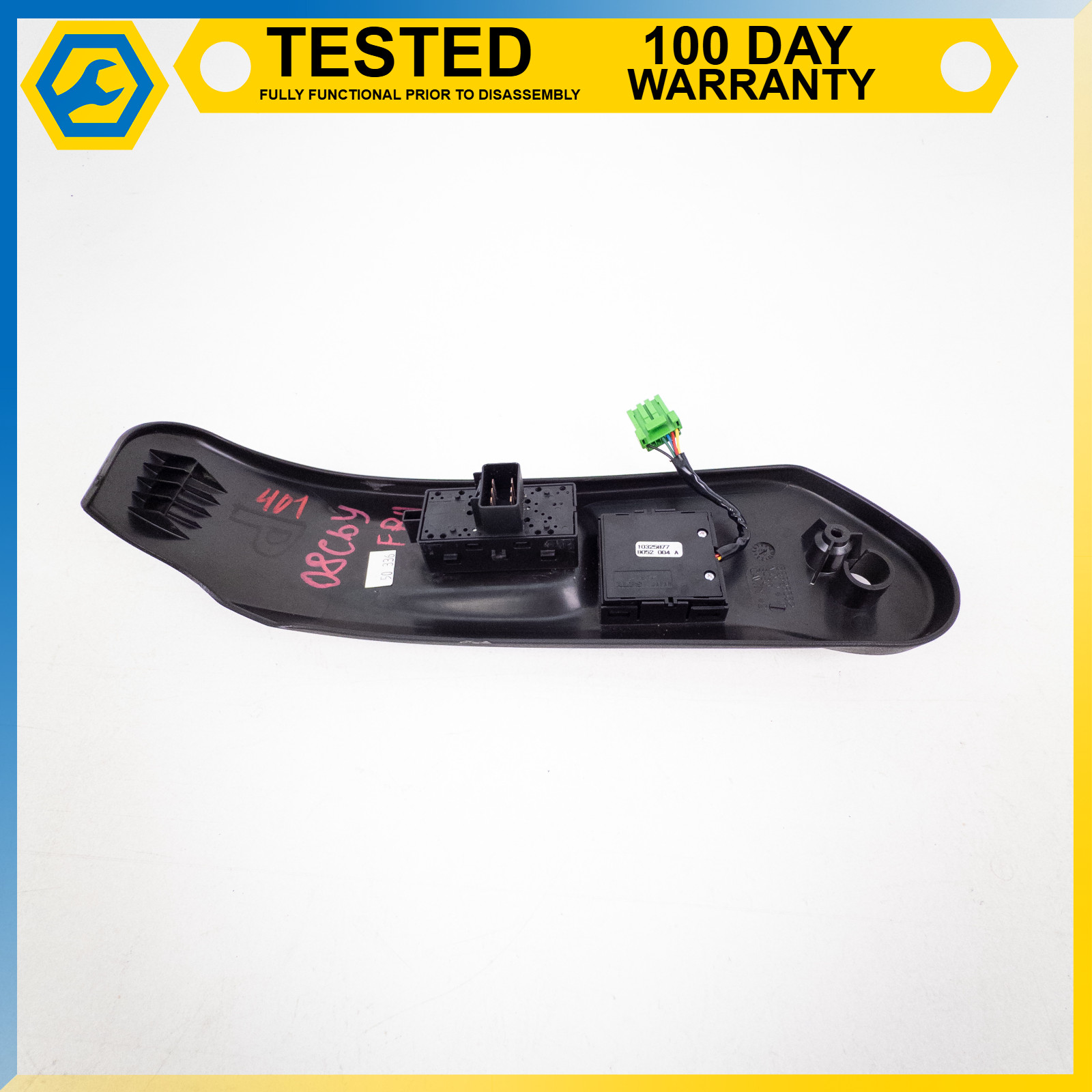 05-13 CHEVROLET CORVETTE C6 FRONT RIGHT SEAT CUSHION PANEL SWITCH ASSEMBLY OEM