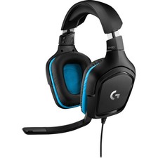 Logitech G432 Wired Virtual 7.1-Channel Gaming Headset in Black - 981-000769