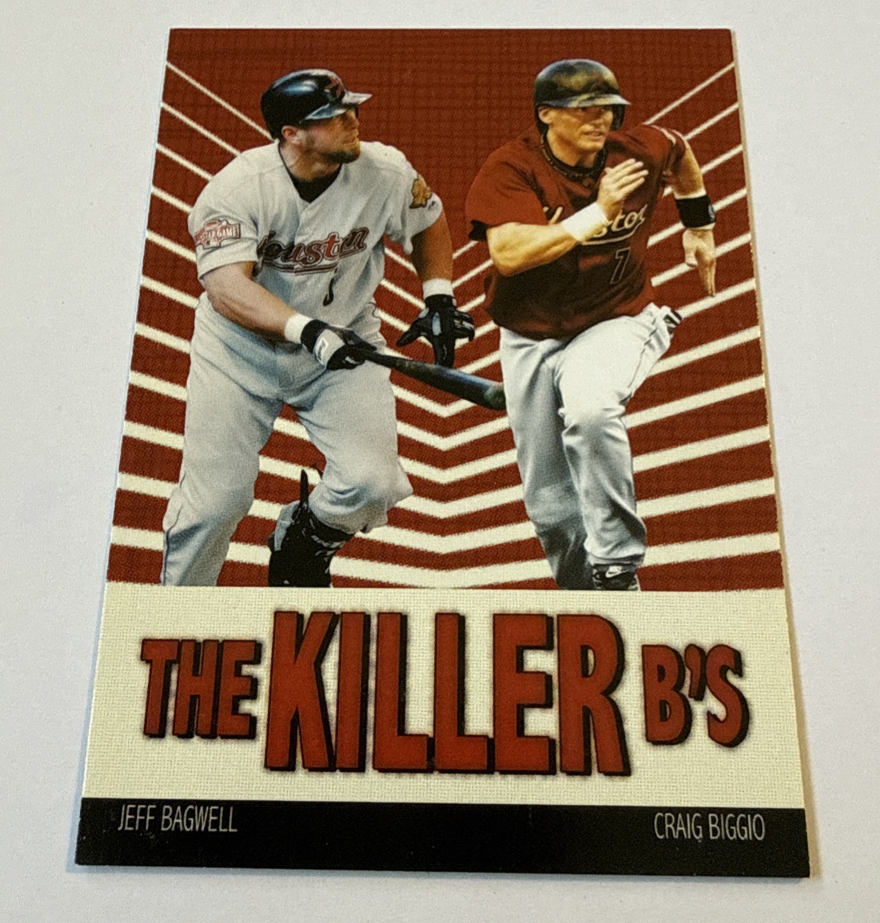 2021 Topps Archives #MPC-8 Craig Biggio / Jeff Bagwell Movie Poster Cards MLB