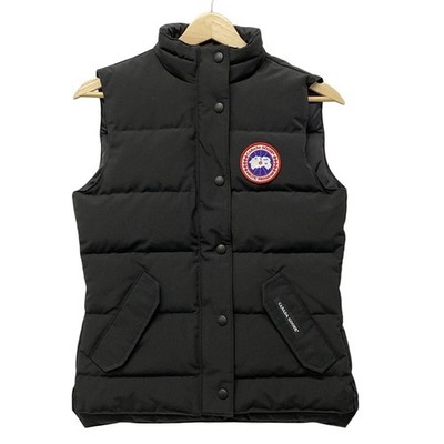 Auth CANADA GOOSE 2832L Black Women's Down Vest