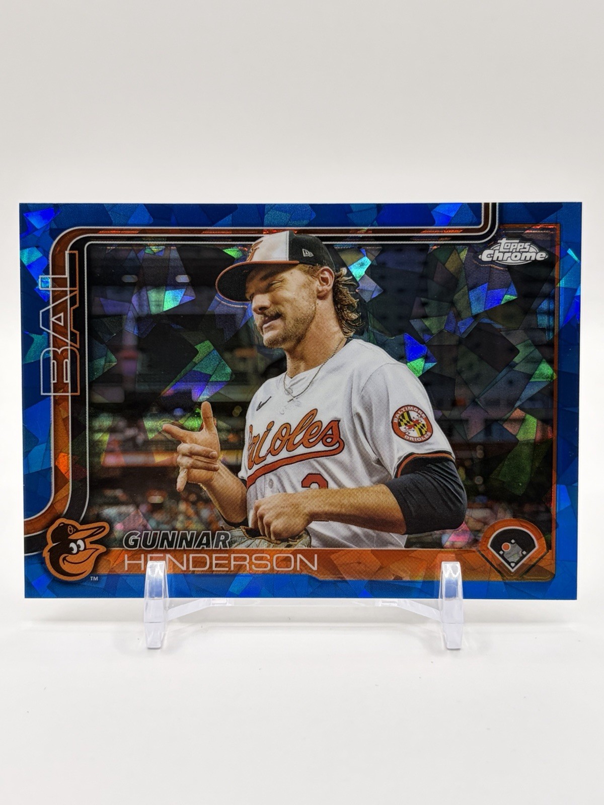 2025 Topps Chrome Sapphire #213 Gunnar Henderson Image Variation