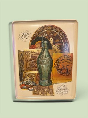 Vintage 1904-1979 Coca Cola Bottling Co. NY 75th Anniversary Tray 9 1/2  X 12 